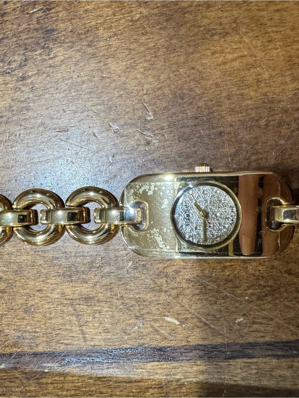 Gold-Tone Women's Chain-Link Bracelet Watch